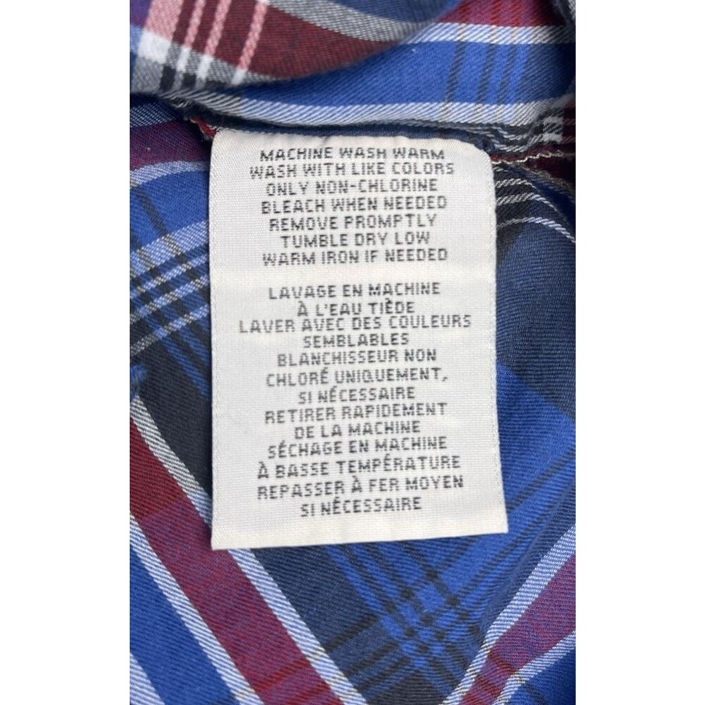 Ralph Lauren NWOT 'Boyfriend' plaid Denim & Supply womens button up shirt Large - Picture 7 of 7
